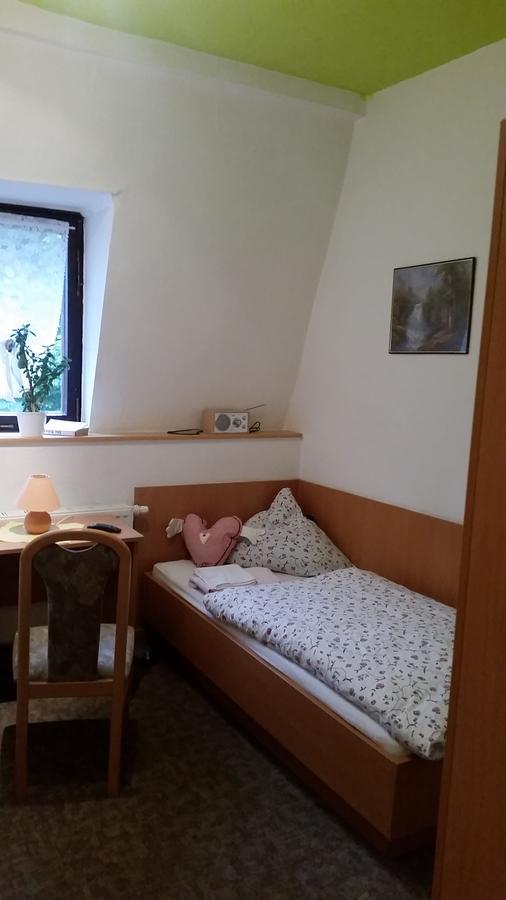 Pension Und Restaurant Die Burg Ehrenfriedersdorf ภายนอก รูปภาพ